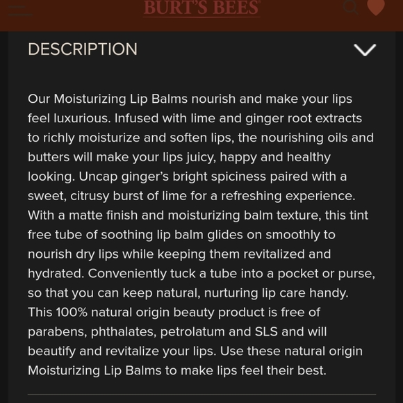 COPY - 12 pk of Burts Bee's Ginger Lime Lip Chap - Picture 4 of 8